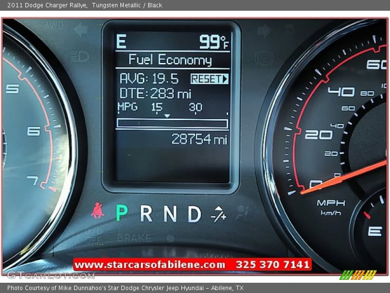 Tungsten Metallic / Black 2011 Dodge Charger Rallye