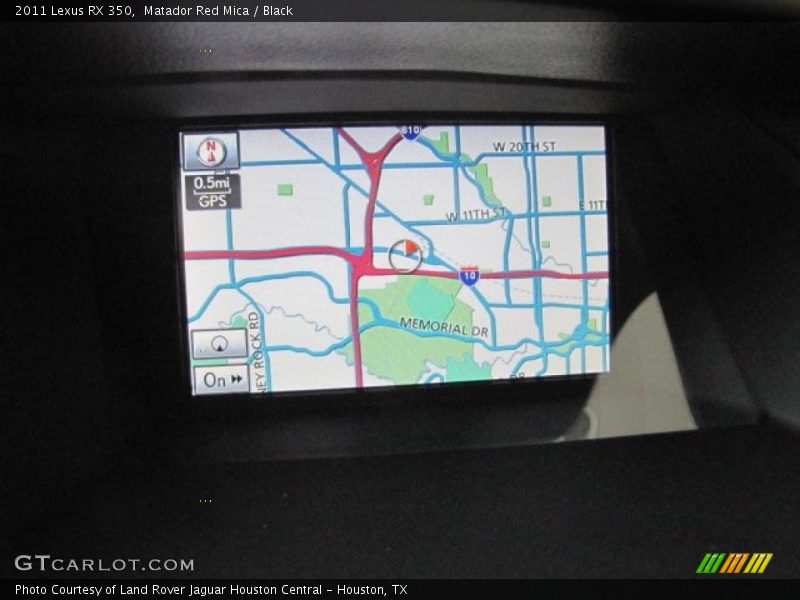 Matador Red Mica / Black 2011 Lexus RX 350