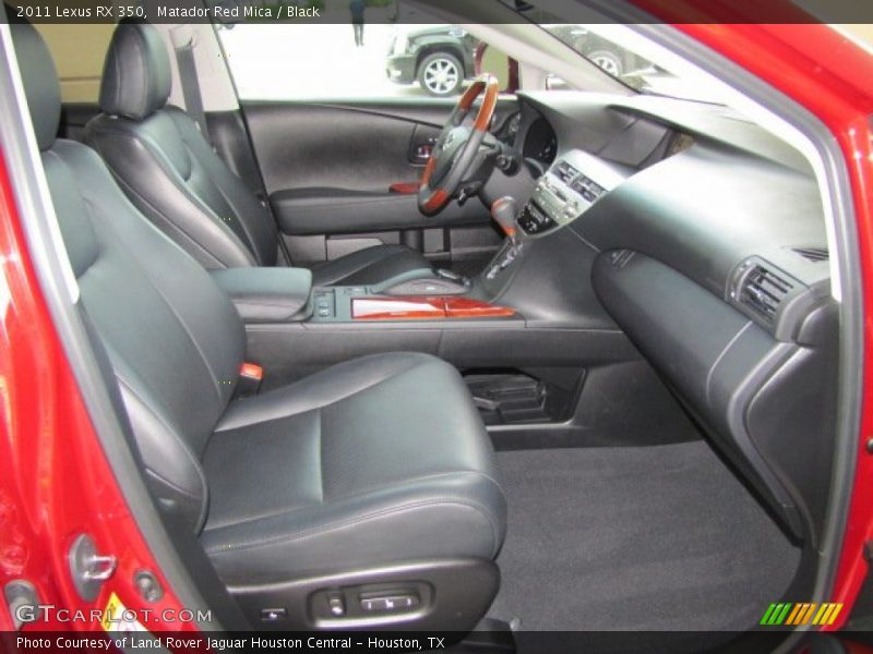 Matador Red Mica / Black 2011 Lexus RX 350