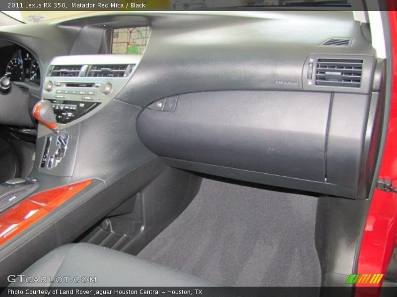 Matador Red Mica / Black 2011 Lexus RX 350