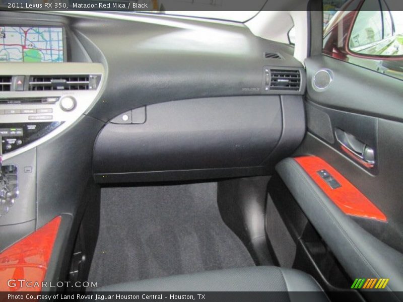 Matador Red Mica / Black 2011 Lexus RX 350