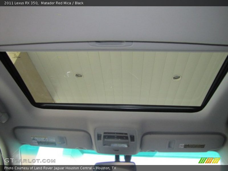 Matador Red Mica / Black 2011 Lexus RX 350