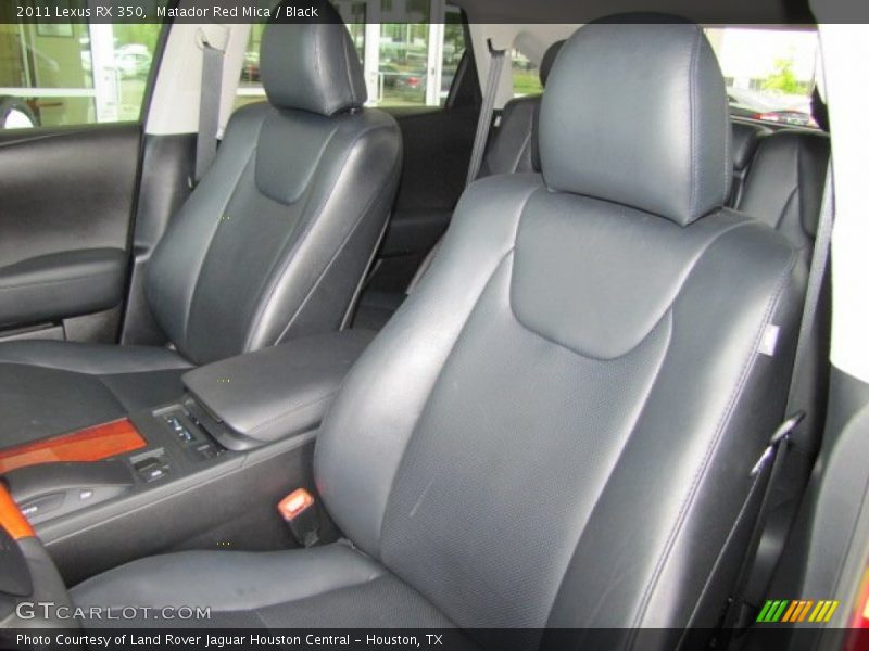 Matador Red Mica / Black 2011 Lexus RX 350