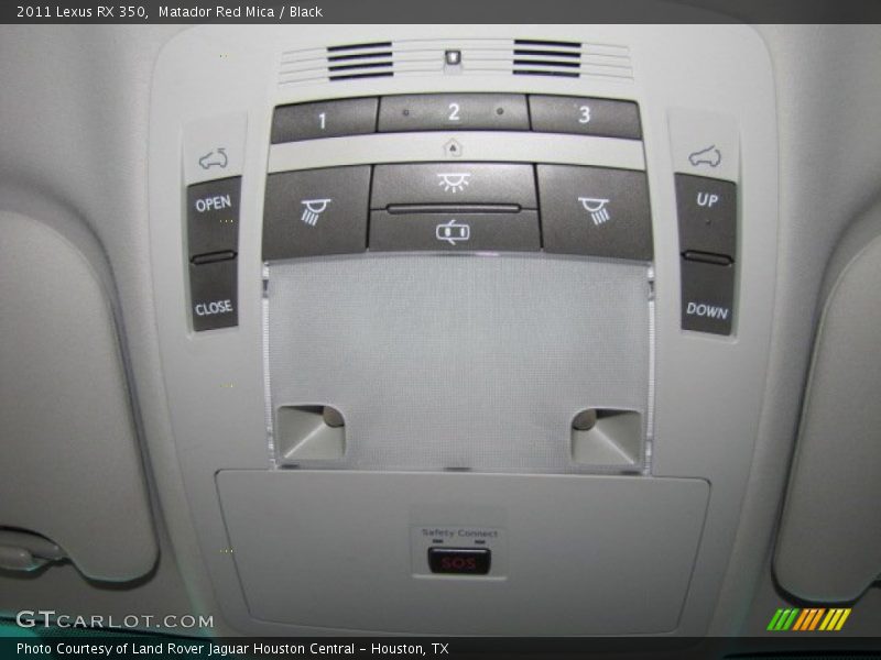 Matador Red Mica / Black 2011 Lexus RX 350