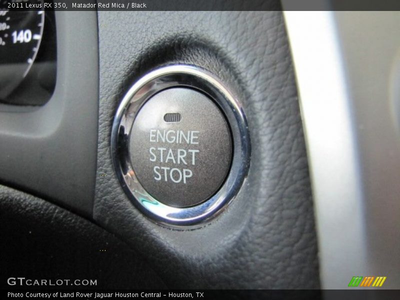 Matador Red Mica / Black 2011 Lexus RX 350