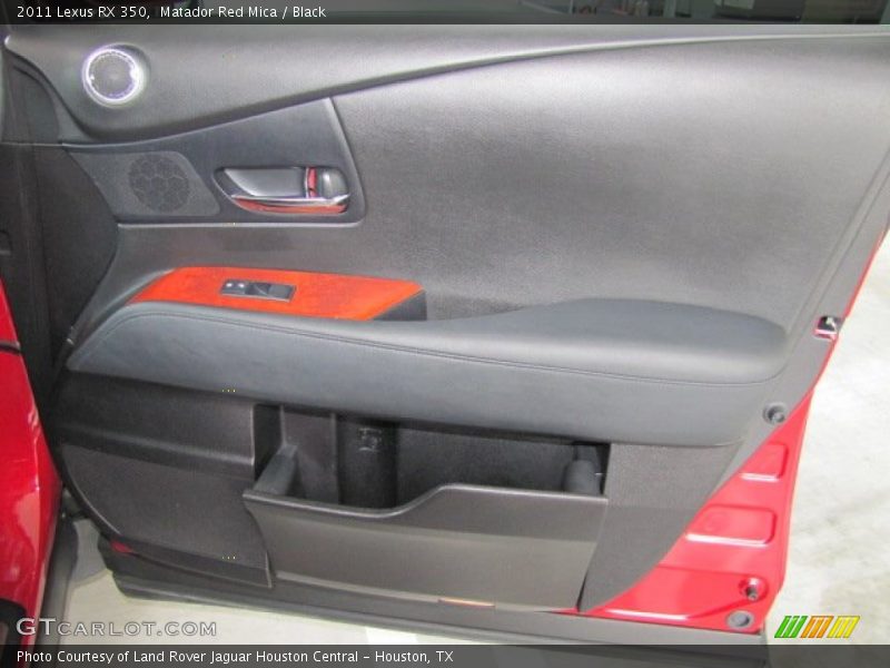Matador Red Mica / Black 2011 Lexus RX 350
