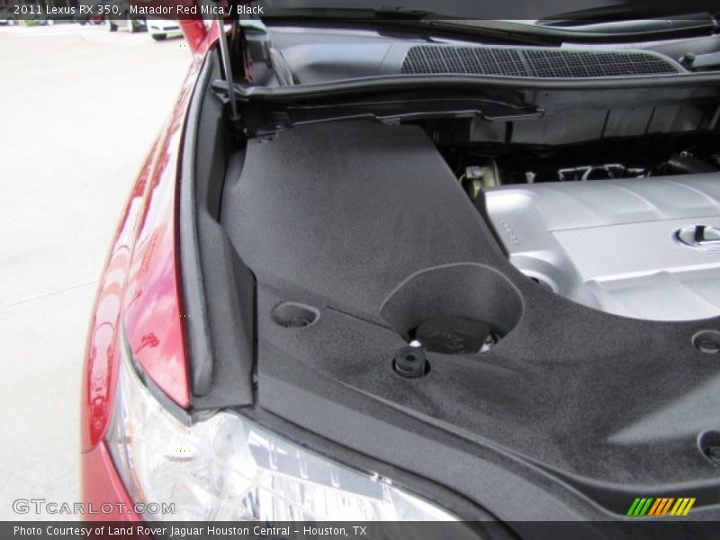 Matador Red Mica / Black 2011 Lexus RX 350