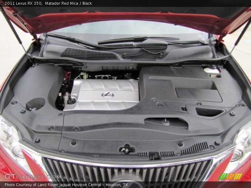 Matador Red Mica / Black 2011 Lexus RX 350