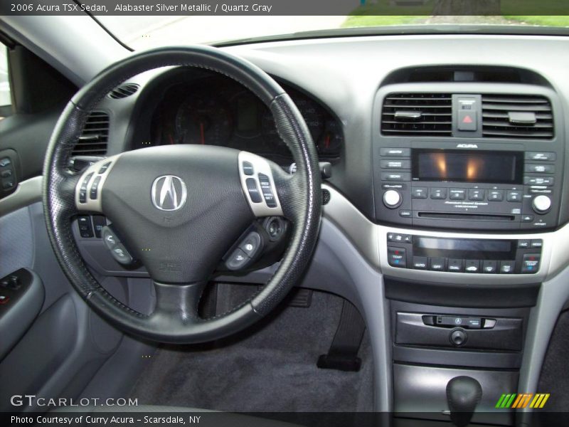 Alabaster Silver Metallic / Quartz Gray 2006 Acura TSX Sedan