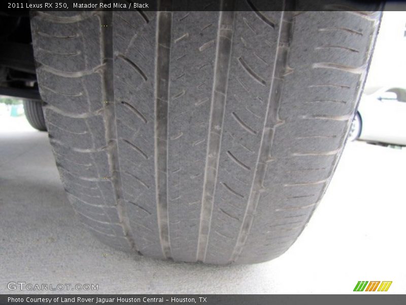 Matador Red Mica / Black 2011 Lexus RX 350