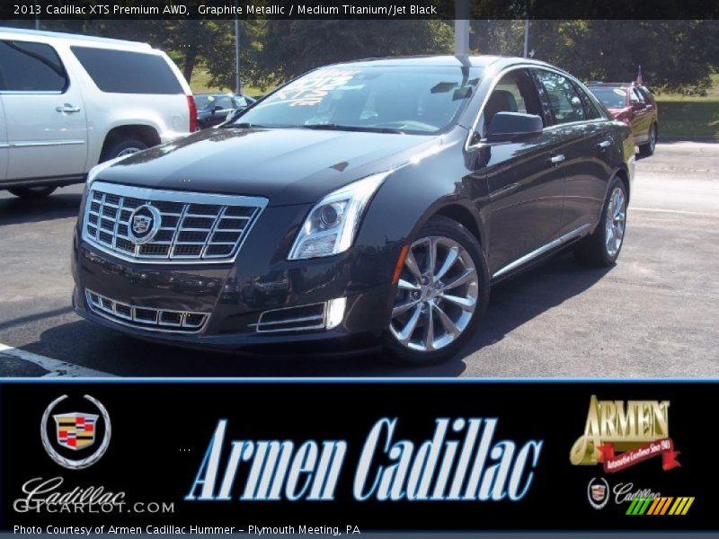Graphite Metallic / Medium Titanium/Jet Black 2013 Cadillac XTS Premium AWD