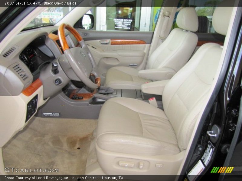 Black Onyx / Beige 2007 Lexus GX 470