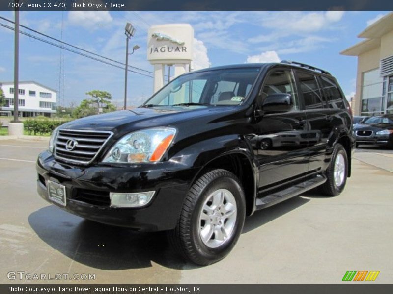Black Onyx / Beige 2007 Lexus GX 470
