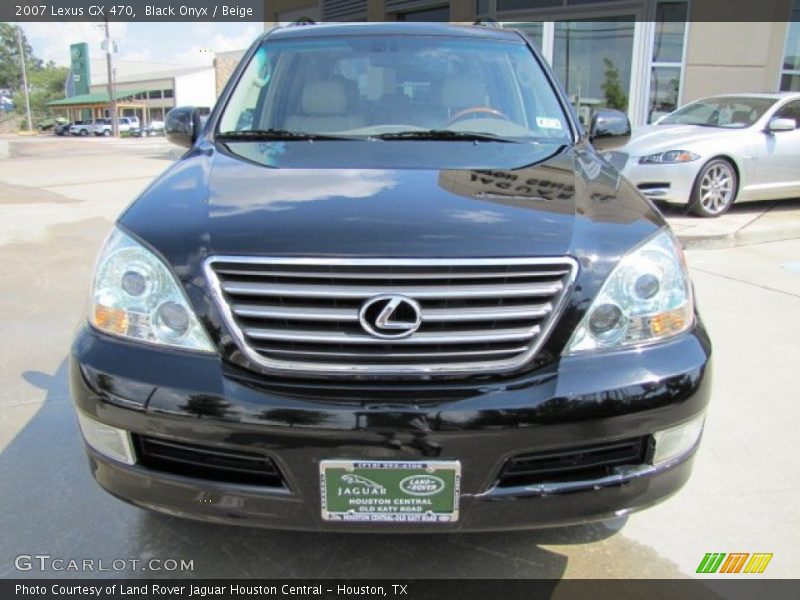 Black Onyx / Beige 2007 Lexus GX 470