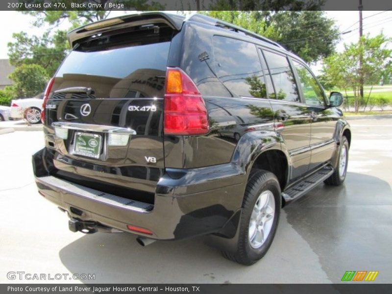 Black Onyx / Beige 2007 Lexus GX 470
