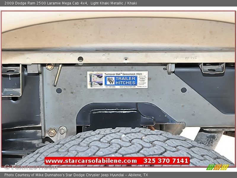 Light Khaki Metallic / Khaki 2009 Dodge Ram 2500 Laramie Mega Cab 4x4