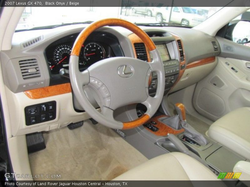 Black Onyx / Beige 2007 Lexus GX 470