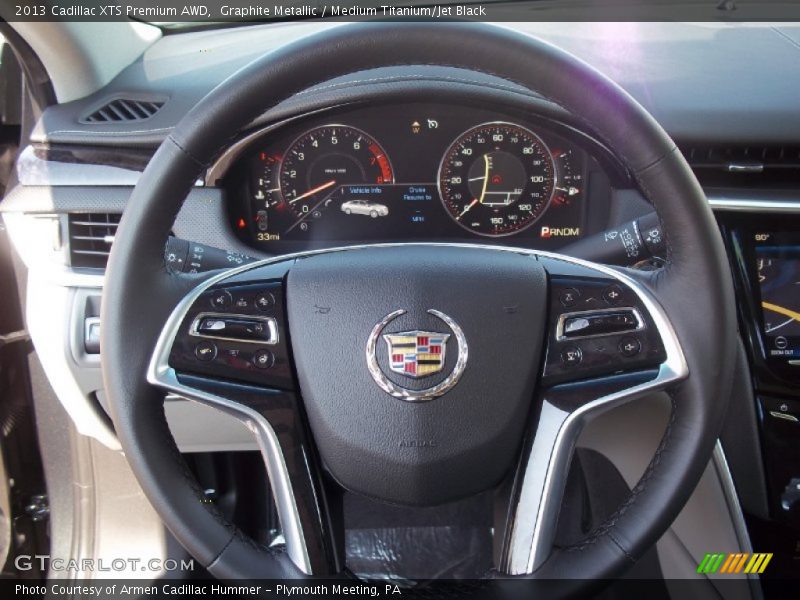 Graphite Metallic / Medium Titanium/Jet Black 2013 Cadillac XTS Premium AWD