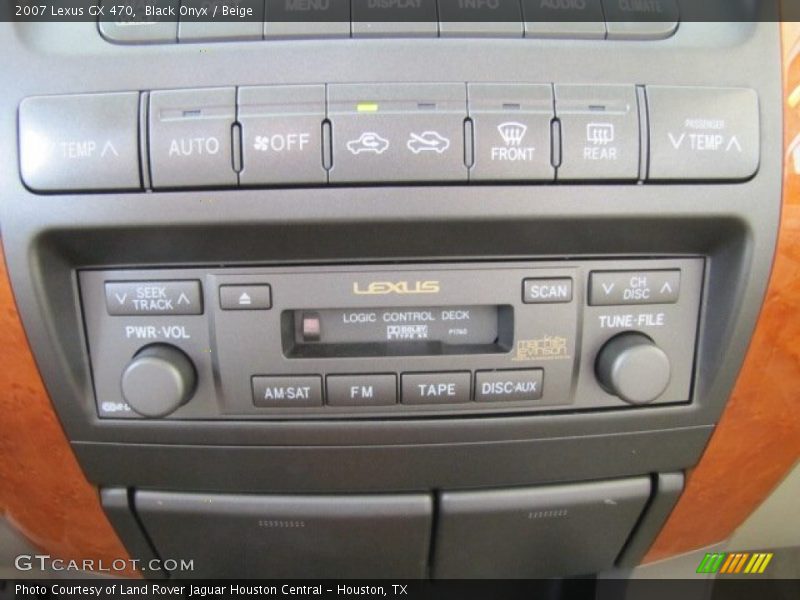 Black Onyx / Beige 2007 Lexus GX 470
