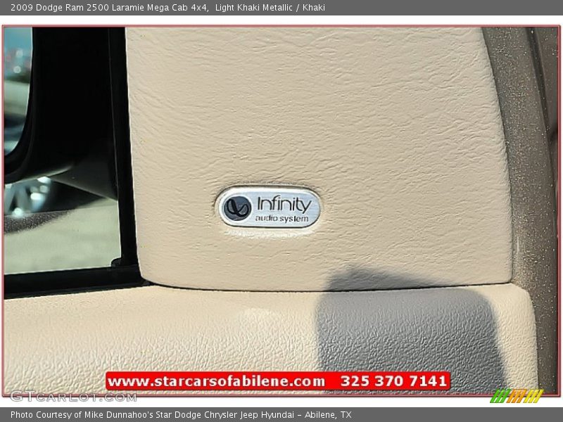 Light Khaki Metallic / Khaki 2009 Dodge Ram 2500 Laramie Mega Cab 4x4