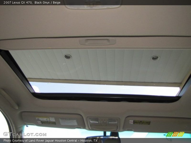 Black Onyx / Beige 2007 Lexus GX 470