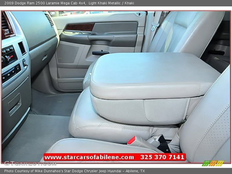 Light Khaki Metallic / Khaki 2009 Dodge Ram 2500 Laramie Mega Cab 4x4