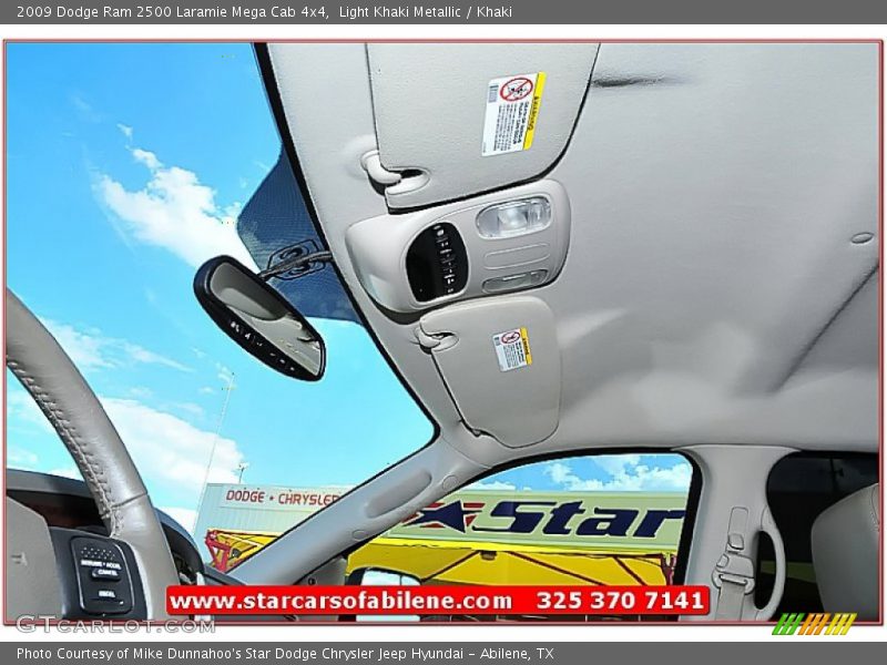 Light Khaki Metallic / Khaki 2009 Dodge Ram 2500 Laramie Mega Cab 4x4