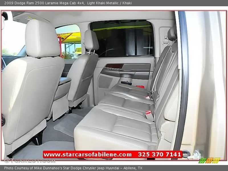 Light Khaki Metallic / Khaki 2009 Dodge Ram 2500 Laramie Mega Cab 4x4