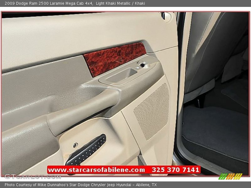 Light Khaki Metallic / Khaki 2009 Dodge Ram 2500 Laramie Mega Cab 4x4