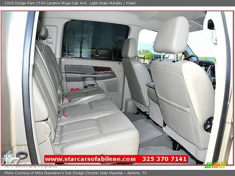 Light Khaki Metallic / Khaki 2009 Dodge Ram 2500 Laramie Mega Cab 4x4
