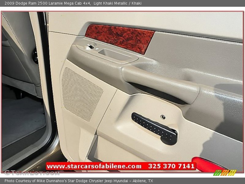 Light Khaki Metallic / Khaki 2009 Dodge Ram 2500 Laramie Mega Cab 4x4