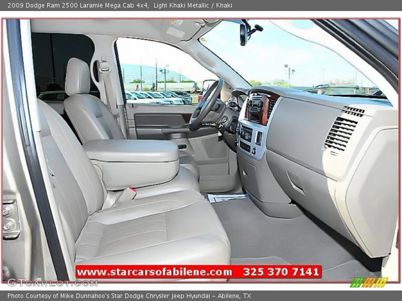 Light Khaki Metallic / Khaki 2009 Dodge Ram 2500 Laramie Mega Cab 4x4