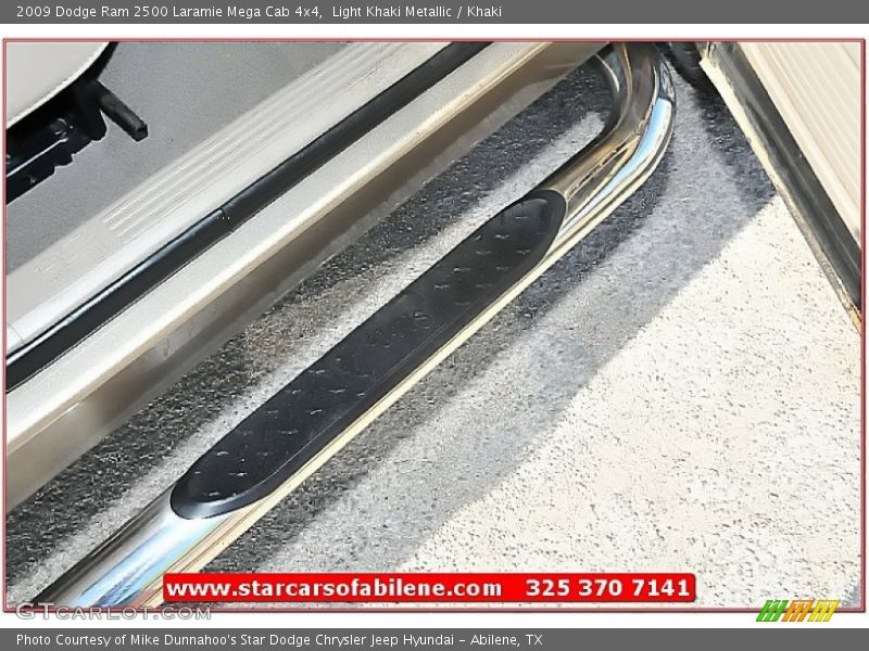 Light Khaki Metallic / Khaki 2009 Dodge Ram 2500 Laramie Mega Cab 4x4