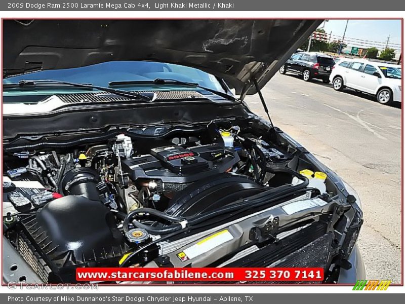 Light Khaki Metallic / Khaki 2009 Dodge Ram 2500 Laramie Mega Cab 4x4