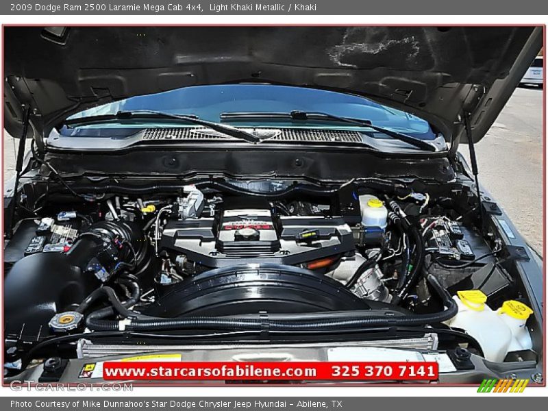 Light Khaki Metallic / Khaki 2009 Dodge Ram 2500 Laramie Mega Cab 4x4
