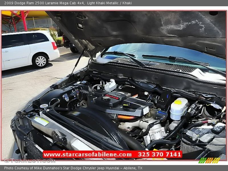 Light Khaki Metallic / Khaki 2009 Dodge Ram 2500 Laramie Mega Cab 4x4