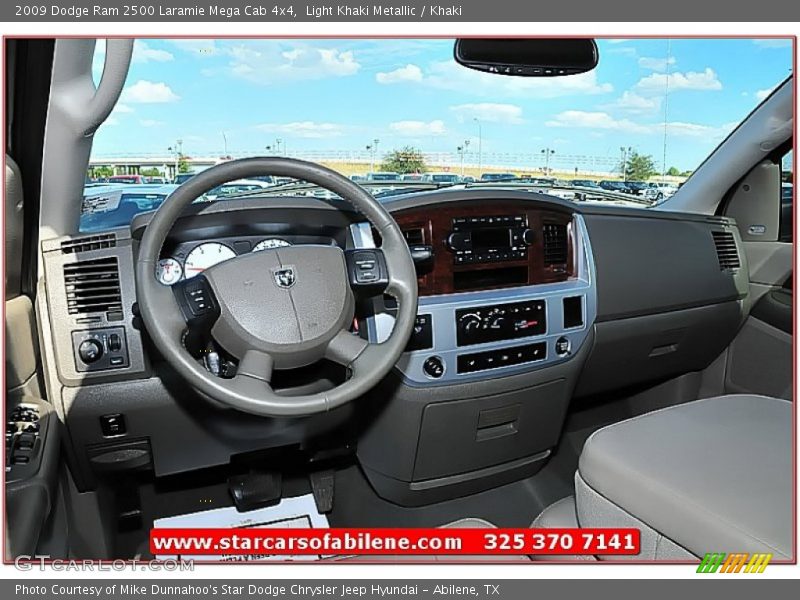 Light Khaki Metallic / Khaki 2009 Dodge Ram 2500 Laramie Mega Cab 4x4