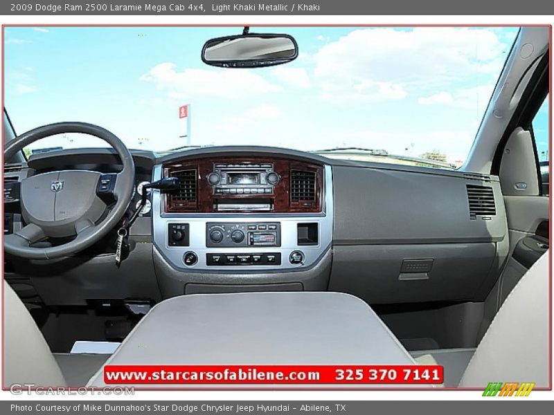 Light Khaki Metallic / Khaki 2009 Dodge Ram 2500 Laramie Mega Cab 4x4