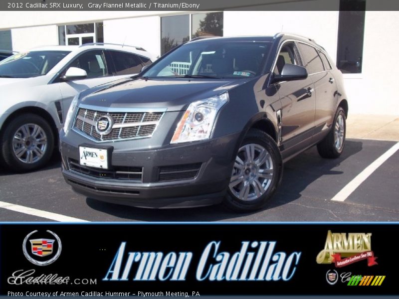 Gray Flannel Metallic / Titanium/Ebony 2012 Cadillac SRX Luxury