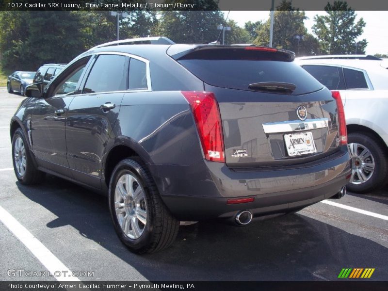 Gray Flannel Metallic / Titanium/Ebony 2012 Cadillac SRX Luxury
