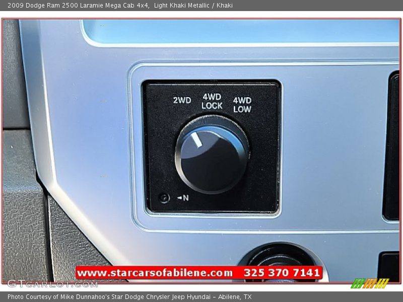 Light Khaki Metallic / Khaki 2009 Dodge Ram 2500 Laramie Mega Cab 4x4
