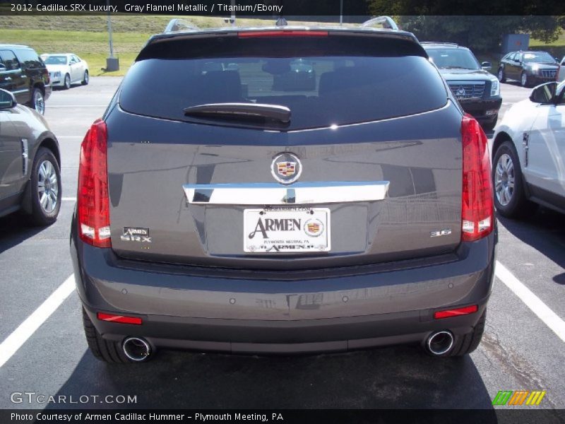Gray Flannel Metallic / Titanium/Ebony 2012 Cadillac SRX Luxury