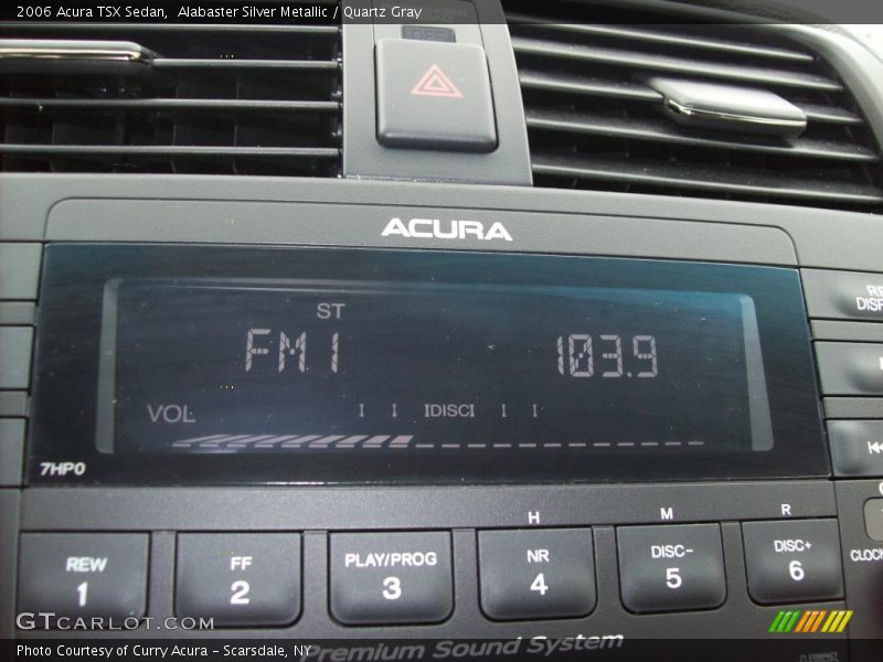 Alabaster Silver Metallic / Quartz Gray 2006 Acura TSX Sedan