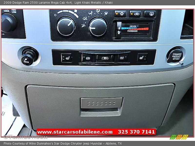 Light Khaki Metallic / Khaki 2009 Dodge Ram 2500 Laramie Mega Cab 4x4