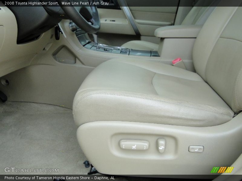 Wave Line Pearl / Ash Gray 2008 Toyota Highlander Sport