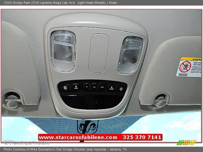 Light Khaki Metallic / Khaki 2009 Dodge Ram 2500 Laramie Mega Cab 4x4