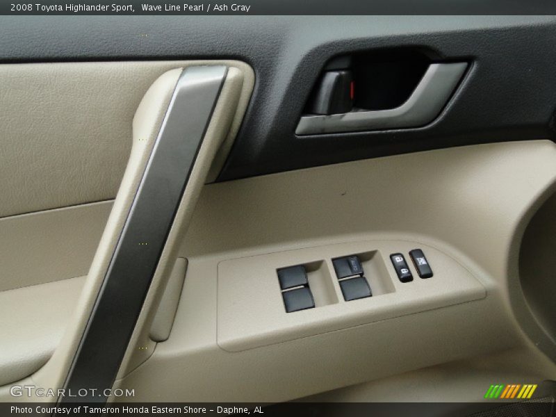 Wave Line Pearl / Ash Gray 2008 Toyota Highlander Sport