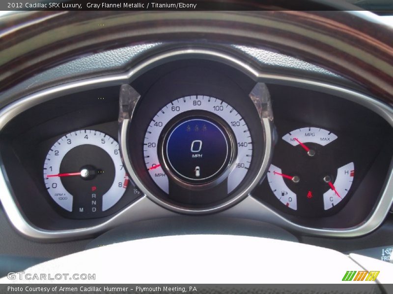 Gray Flannel Metallic / Titanium/Ebony 2012 Cadillac SRX Luxury