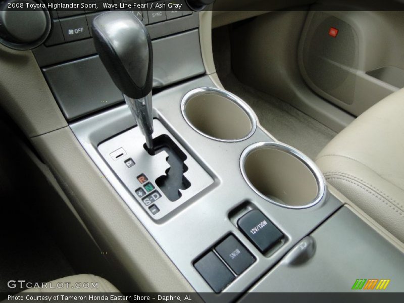 Wave Line Pearl / Ash Gray 2008 Toyota Highlander Sport