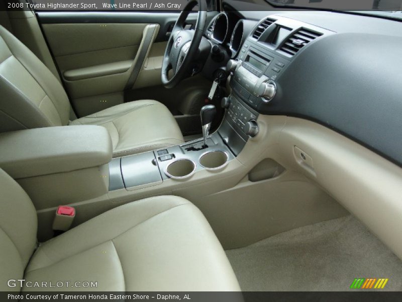 Wave Line Pearl / Ash Gray 2008 Toyota Highlander Sport